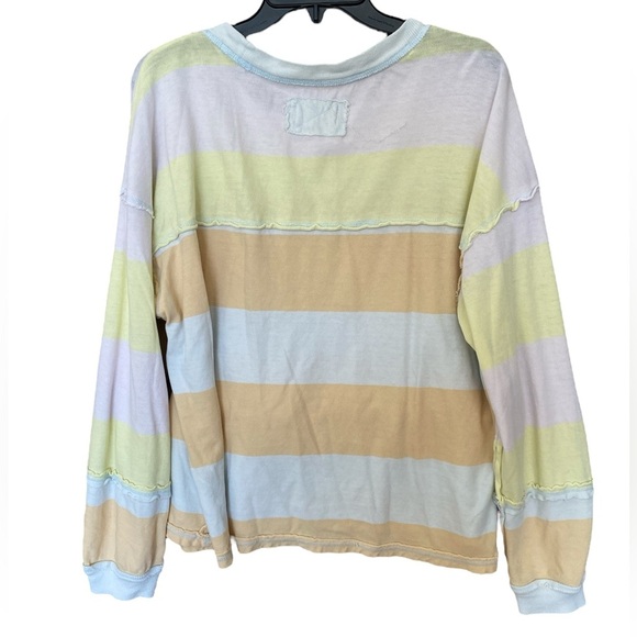 Free People We The Free Sundae Funday Tee Oversized Pullover Sweatshirt Size XS - Picture 4 of 10